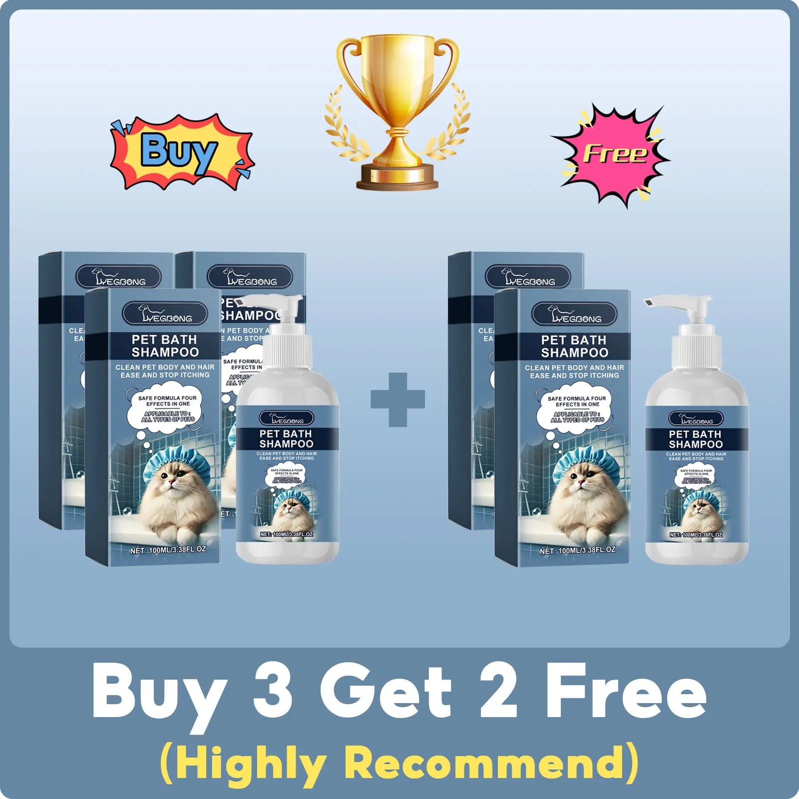 Pet Shower Gel for Cats And Dogs - Fragrant Bathing Hair Care Anti-Mite Deodorizing Body Wash Moisturizing Shampoo