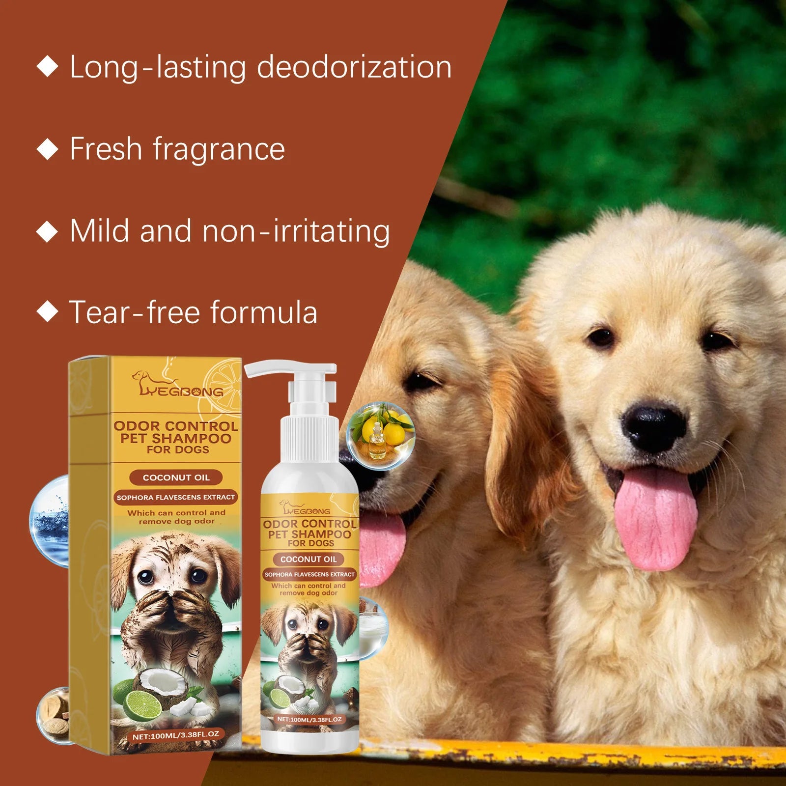 Cat Dog Shampoo Hair Care Softening Mite Removal Anti Itching Coat Washing Deep Cleaning Natural Deodorant Pet Body Wash Liquid