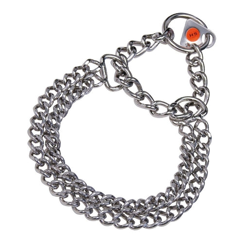 Collier pour chien HS Sprenger Argent 2 mm Double Maillons (35 cm)