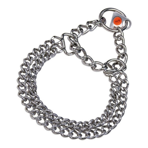 Collier pour chien HS Sprenger Argent 2 mm Double Maillons (35 cm)