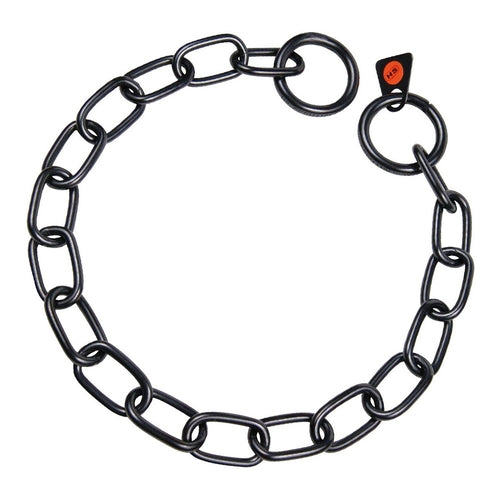 Collier pour chien HS Sprenger Noir Maillons 3 mm Semi-long (61 cm)