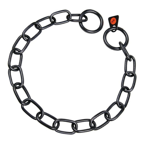 Collier pour chien HS Sprenger Noir Maillons 3 mm Semi-long (61 cm)