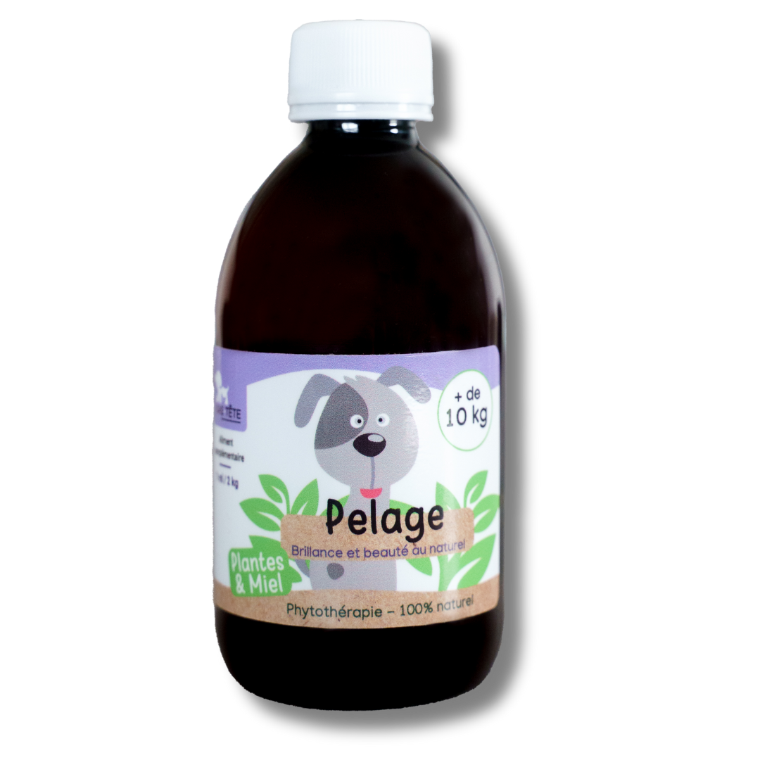 Sirop Naturel Pelage 300mL - Chiens + 10KG