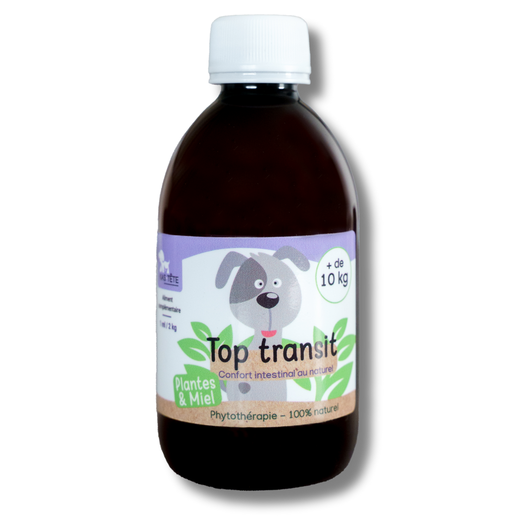 Sirop Naturel Top Transit 300mL  Chiens + 10KG