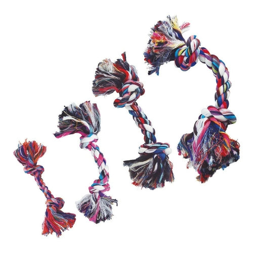 Jouet à mâcher pour chien Gloria Multicolore Nœud Coton (29 cm)