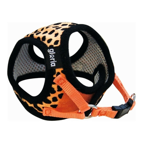 Harnais pour chien Gloria Léopard 21-29 cm Orange Taille S