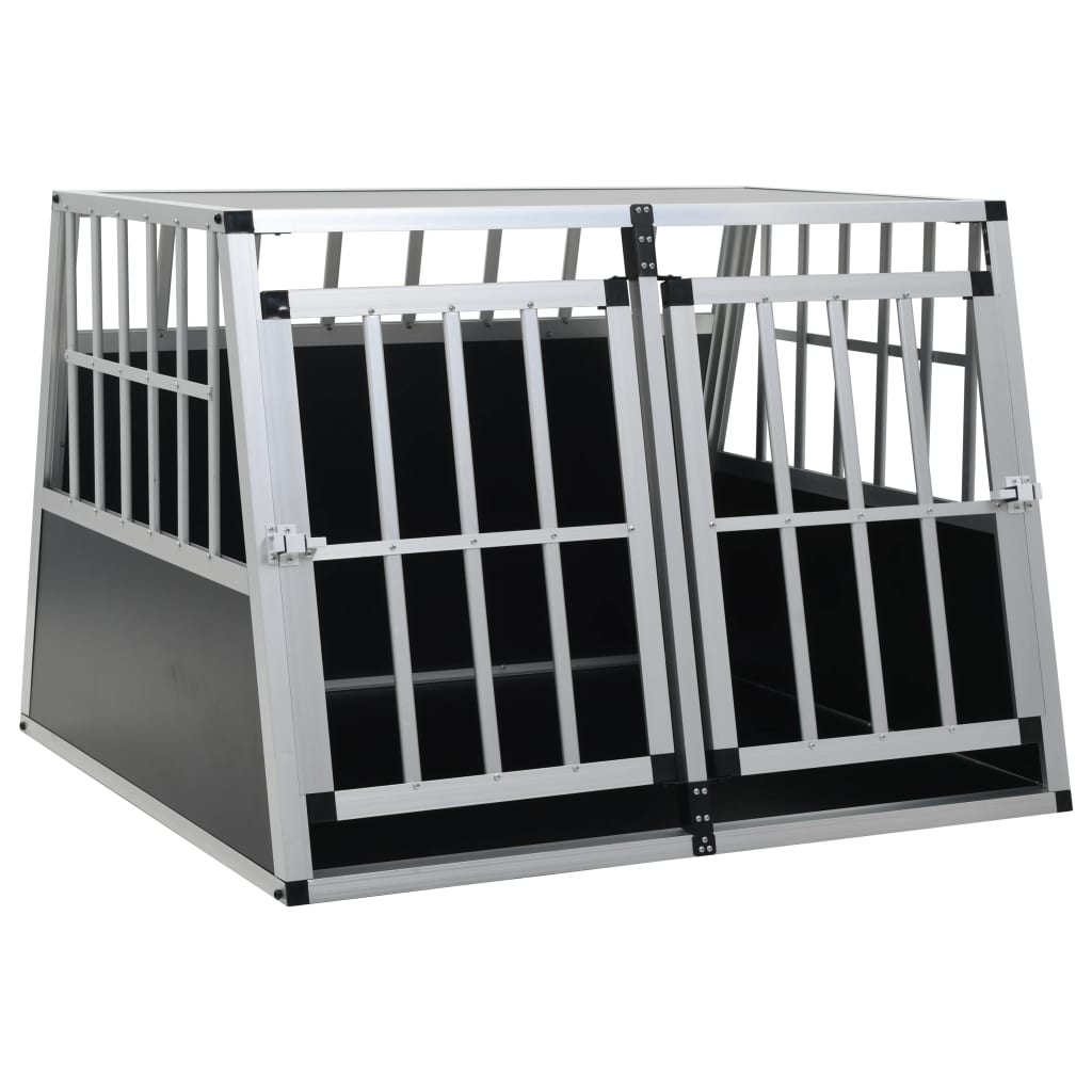 NNEVL Dog Cage with Double Door 94x88x69 cm-0