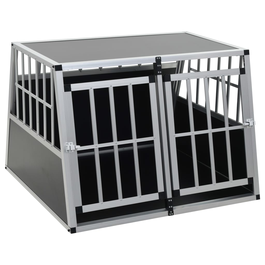 NNEVL Dog Cage with Double Door 94x88x69 cm-1