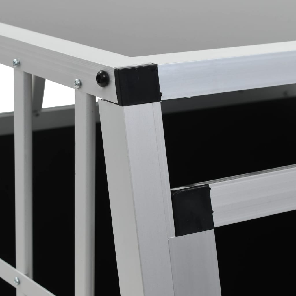 NNEVL Dog Cage with Double Door 94x88x69 cm-4