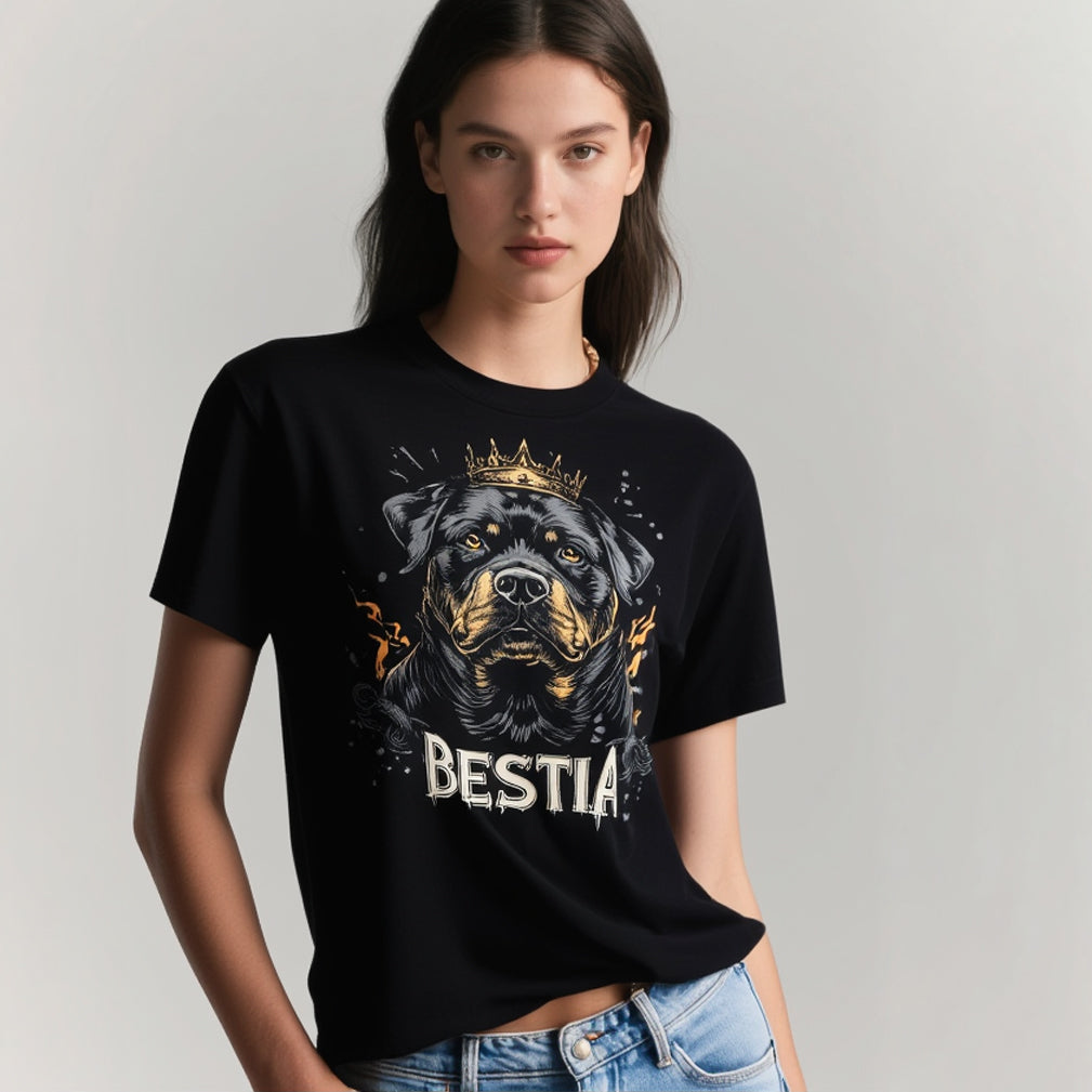 Rottweiler T-shirt Black-1