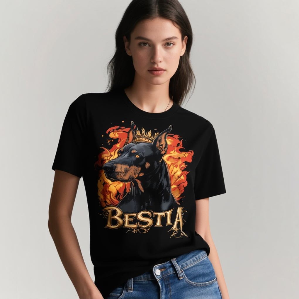 Doberman T-shirt Black-1