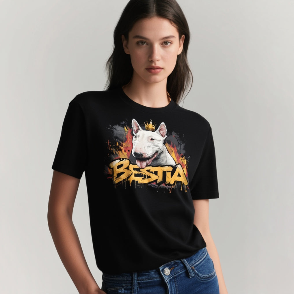 Bull Terrier T-shirt Black-1
