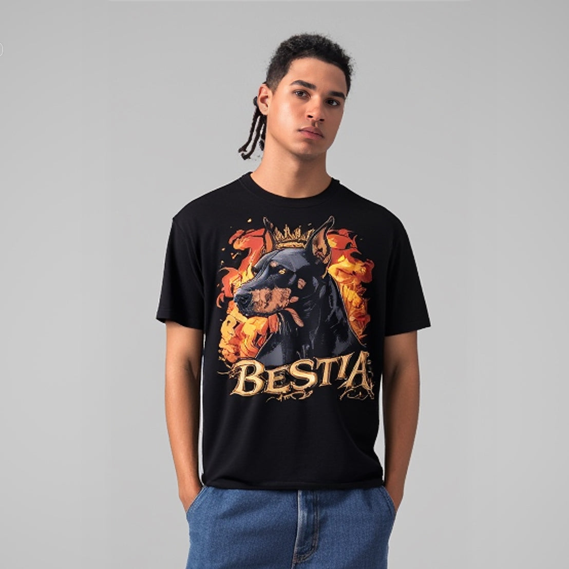 Doberman T-shirt Black-2