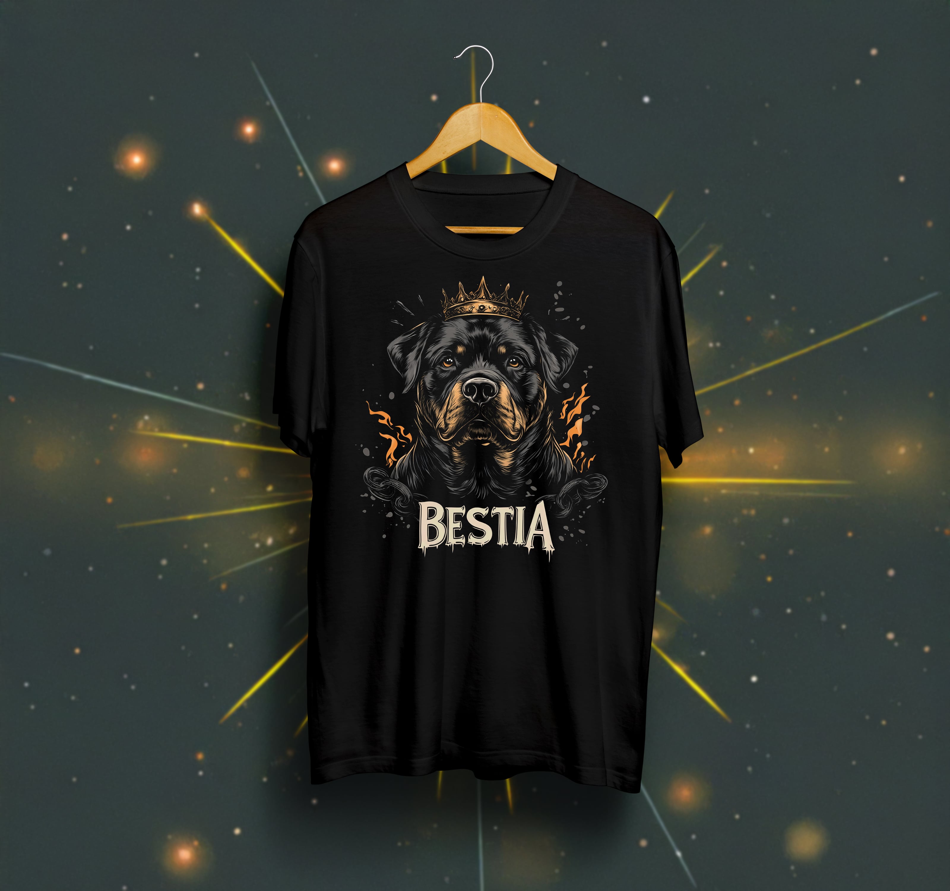 Rottweiler T-shirt Black-0