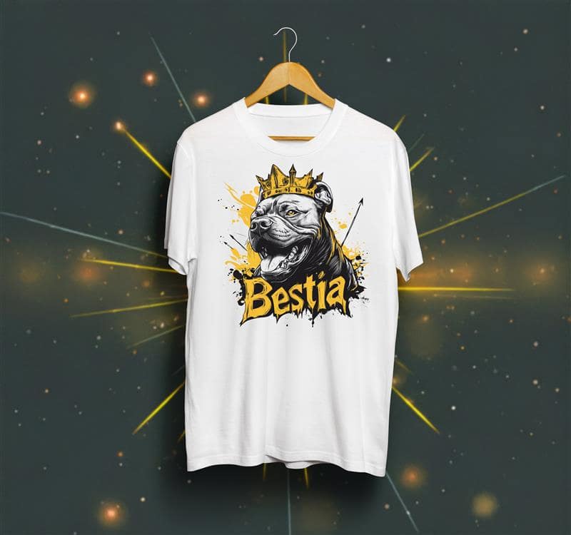 Pitbull T-shirt White-0