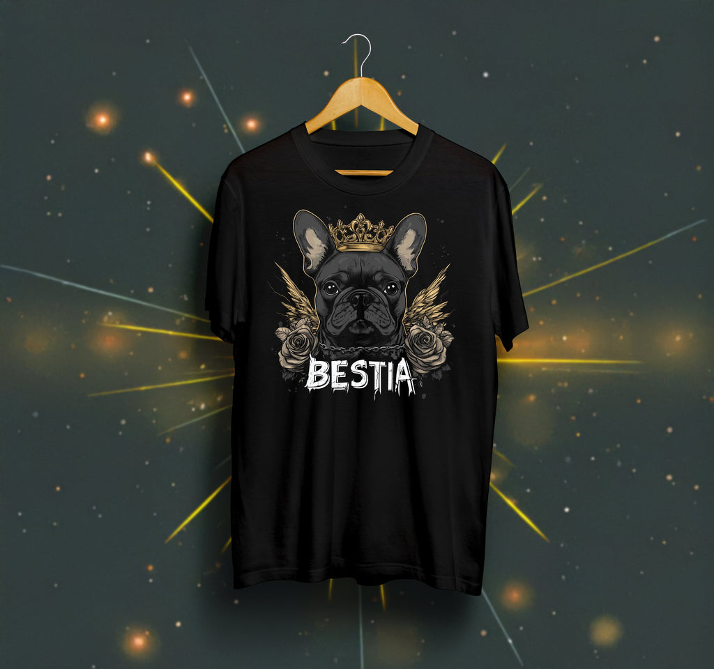 French Bulldog T-shirt Black-0