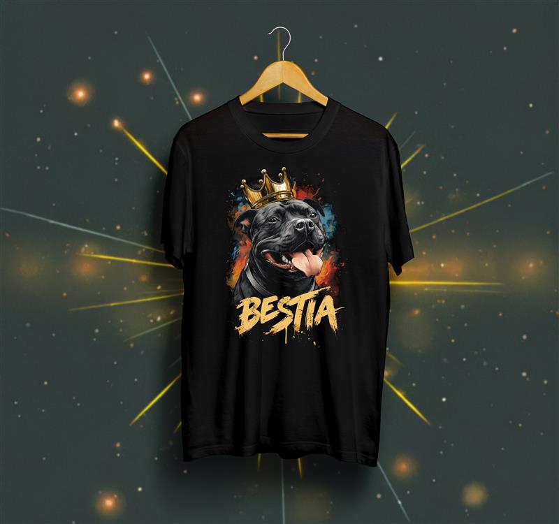Staffy T-shirt Black-0