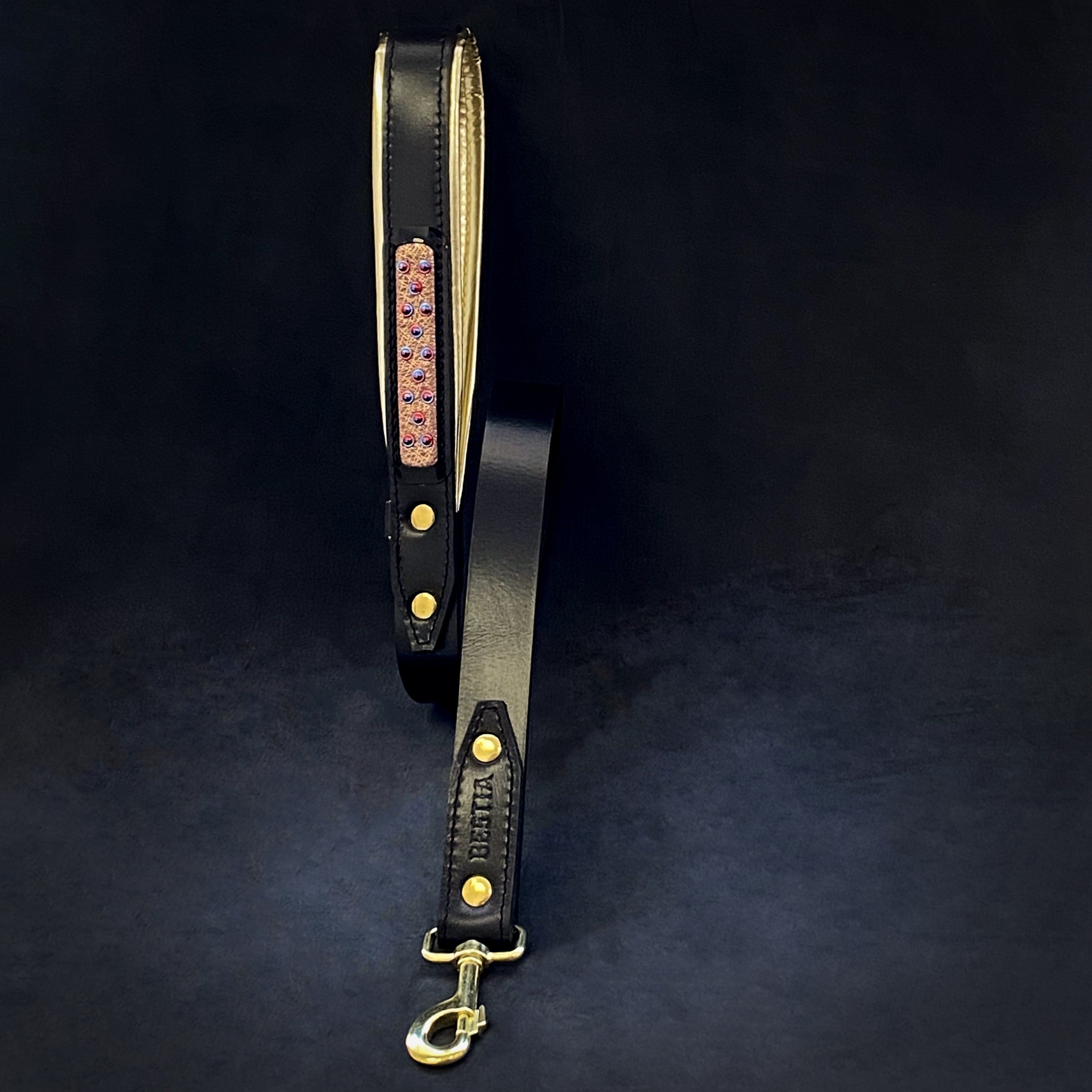 The Candy Dog Leash Black-0