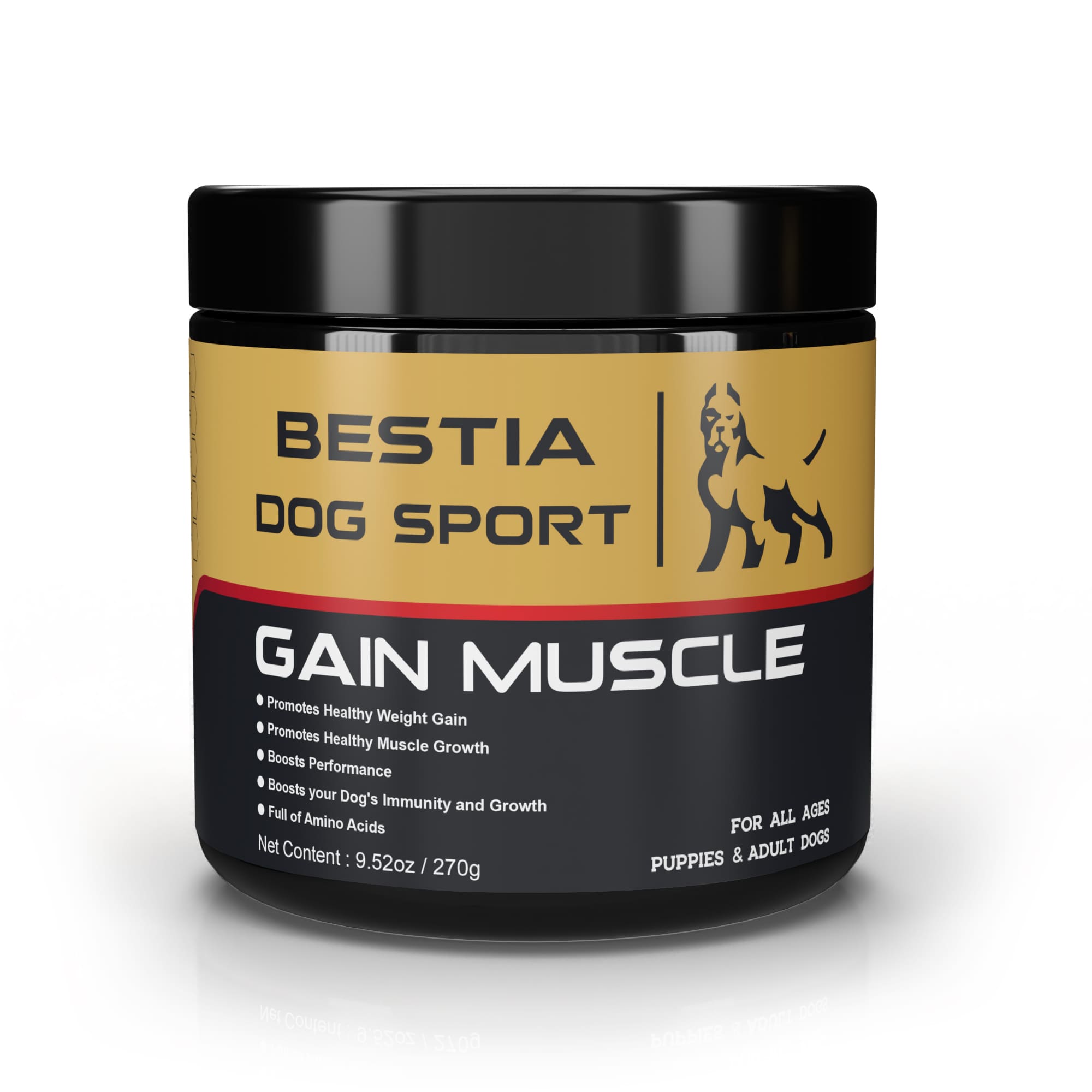 Complément alimentaire pour chiens BDS Gain Muscle