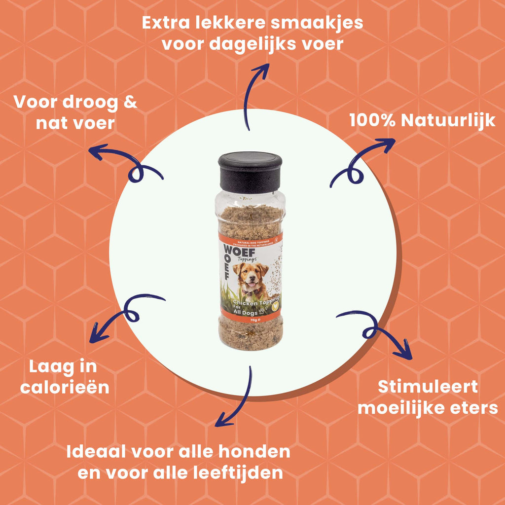Hondenvoer Toppings - Kip Smaak-3