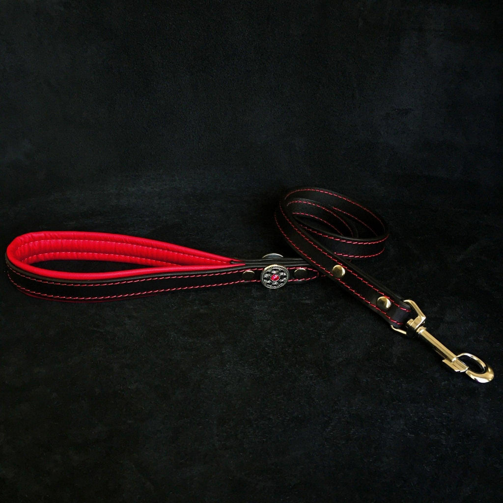 ''Bijou'' harness Black & Red for big dogs-2