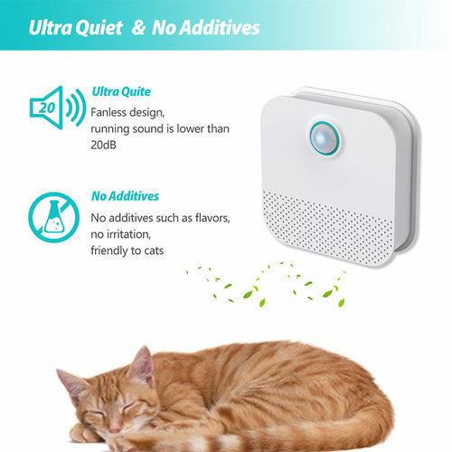 Purificateur d'odeurs intelligent pour litière de chat, désodorisant et purificateur d'air pour chien