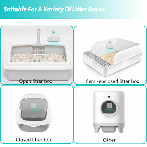 Purificateur d'odeurs intelligent pour litière de chat, désodorisant et purificateur d'air pour chien