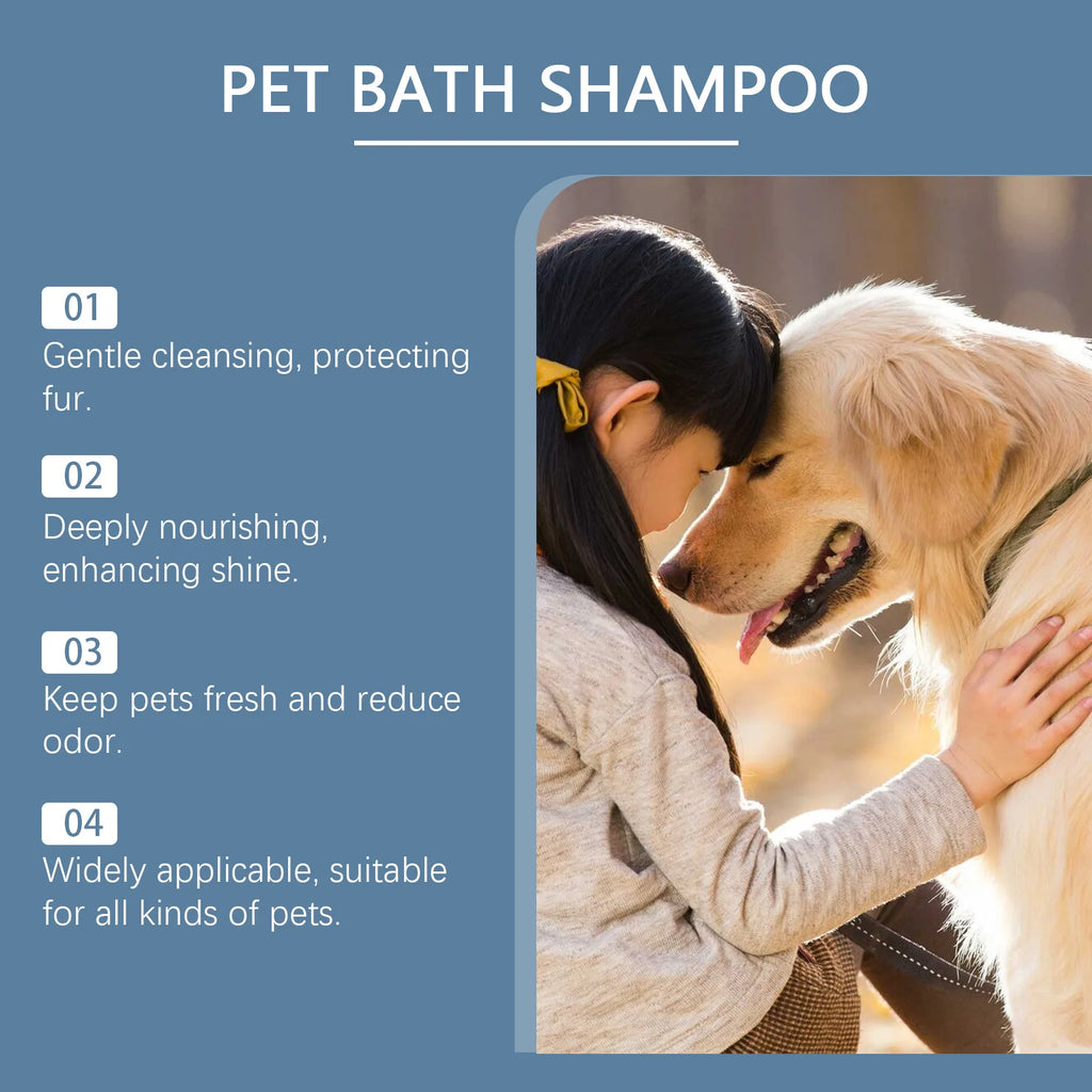 Cat Dog Shower Gel Fragrance Bathing Hair Care Cleaning Deodorizing Anti Mite Body Wash Relieve Itching Pet Moisturizing Shampoo