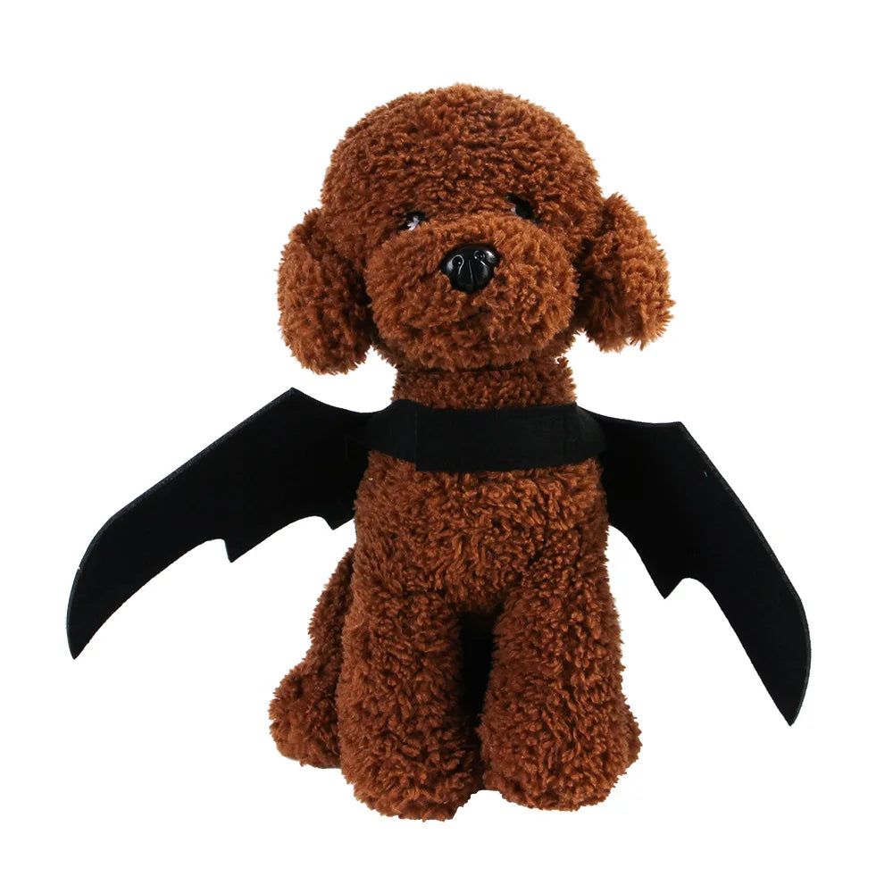 Fashion Cat Clothes Bat Wings Funny Dog Costume Artificial Wing Pet Cosplay Prop Halloween Clothes Cat Dog Costume Pet Products