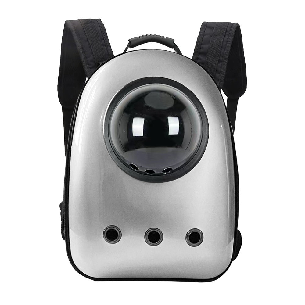 Plecak do noszenia zwierząt, srebrny-0