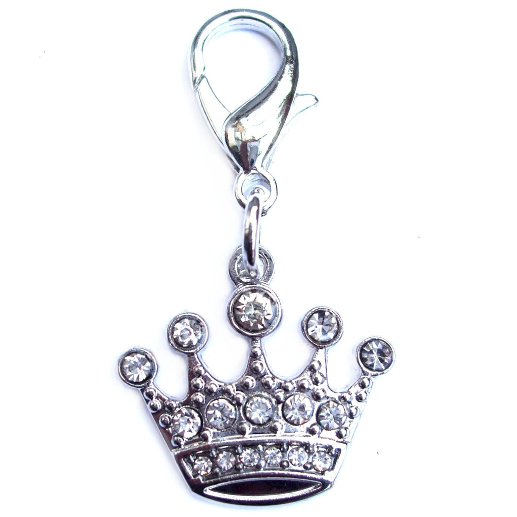 Crystal Crown Dog Cat Charm Pink