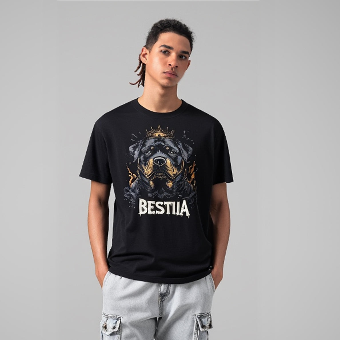 Rottweiler T-shirt Black-2